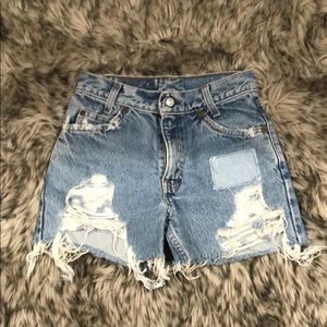 Used, Levi’s denim shorts
